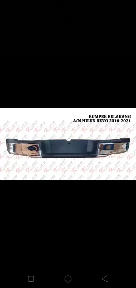 Bemper belakang hilux