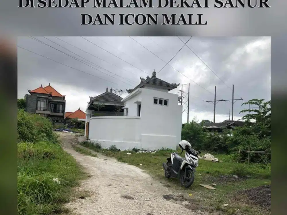 Tanah sedap malam dekat ke renon dan sanur