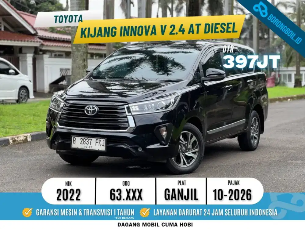 [TERMURAH] Toyota Kijang Innova V 2.4cc Diesel AT 2022