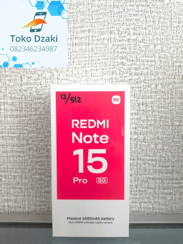 Redmi Note 15 Pro 5G 12/512 Garansi Resmi Xiaomi Baru Dan Segel