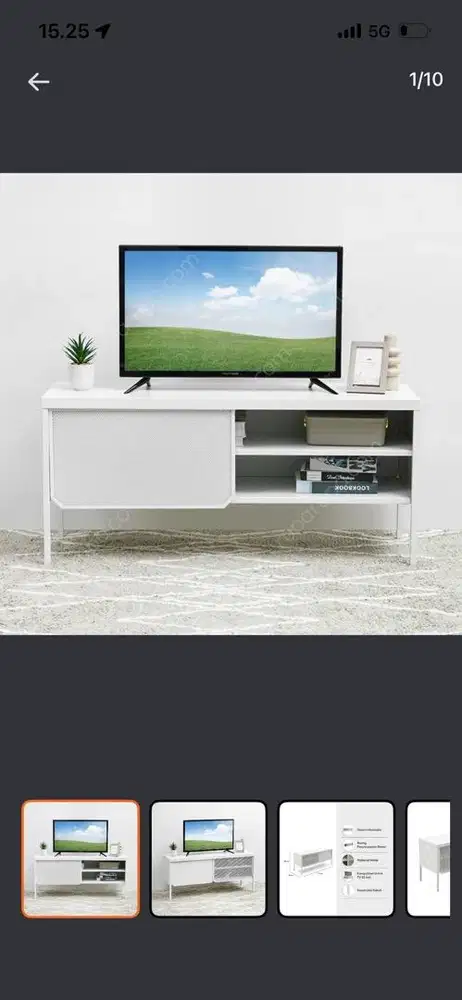 Meja tv bahan metal