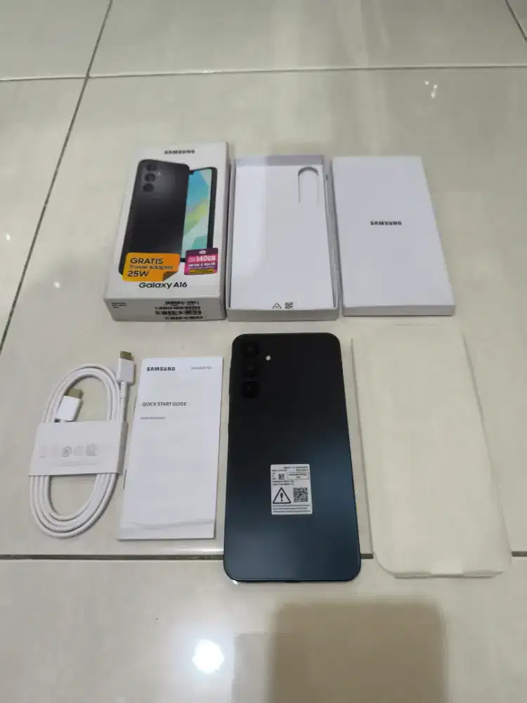 Samsung A16 8/256 hitam mulus sein