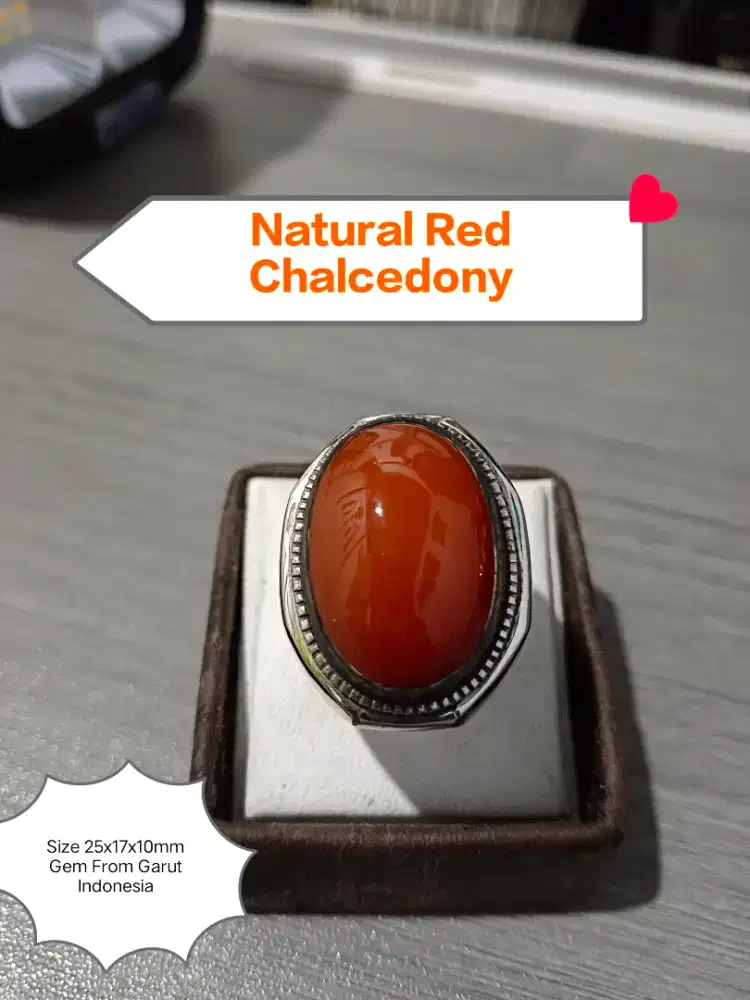 Natural Carnelian Chalcedony from garut Indonesia