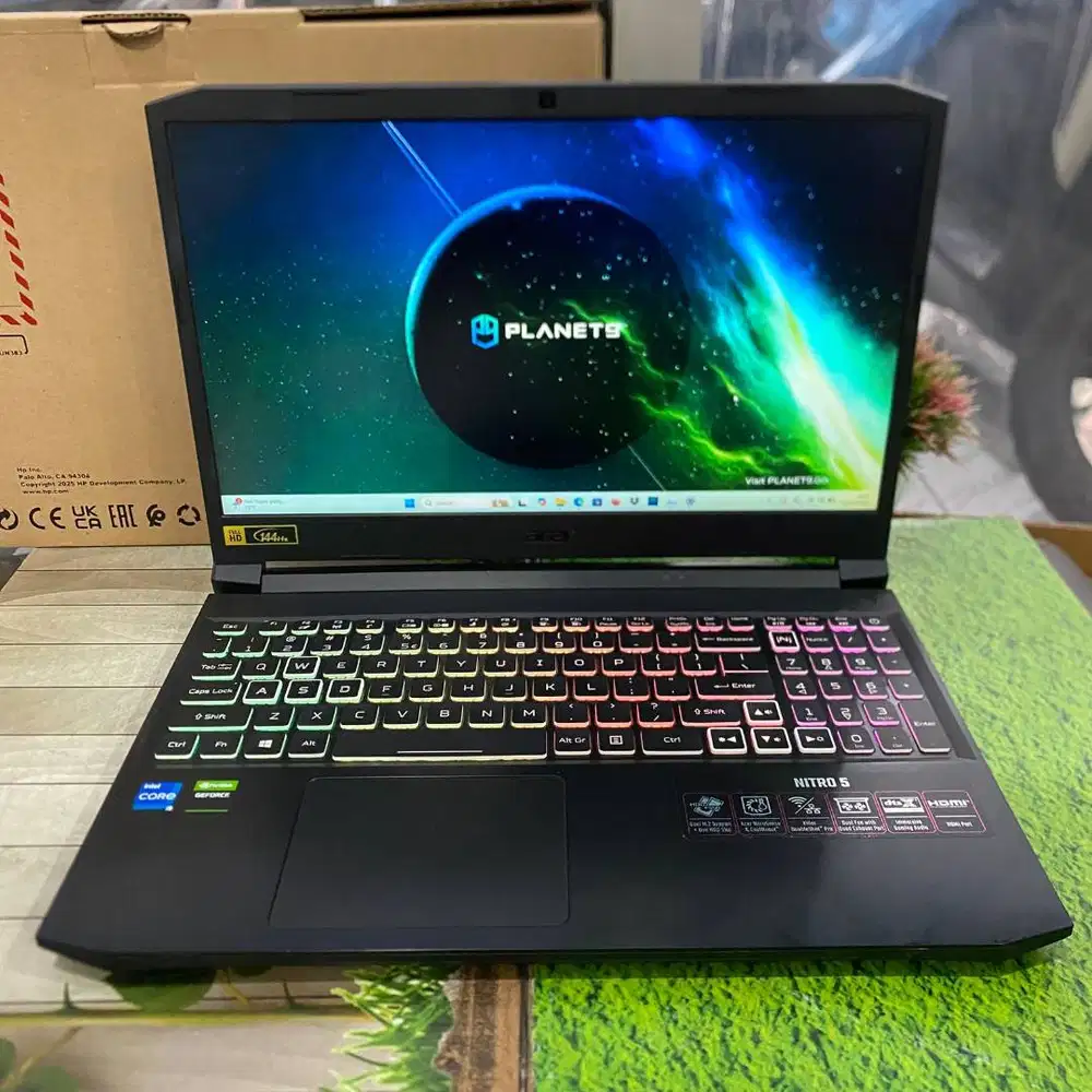 Acer Nitro 5 AN515 57 Core i5-11400H 8GB 512GB RTX 3050 Ti 4GB Win 11
