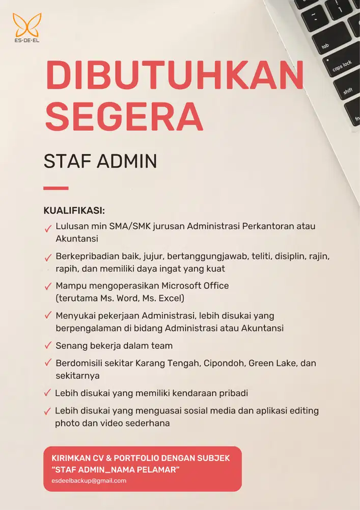 Staff Administrasi