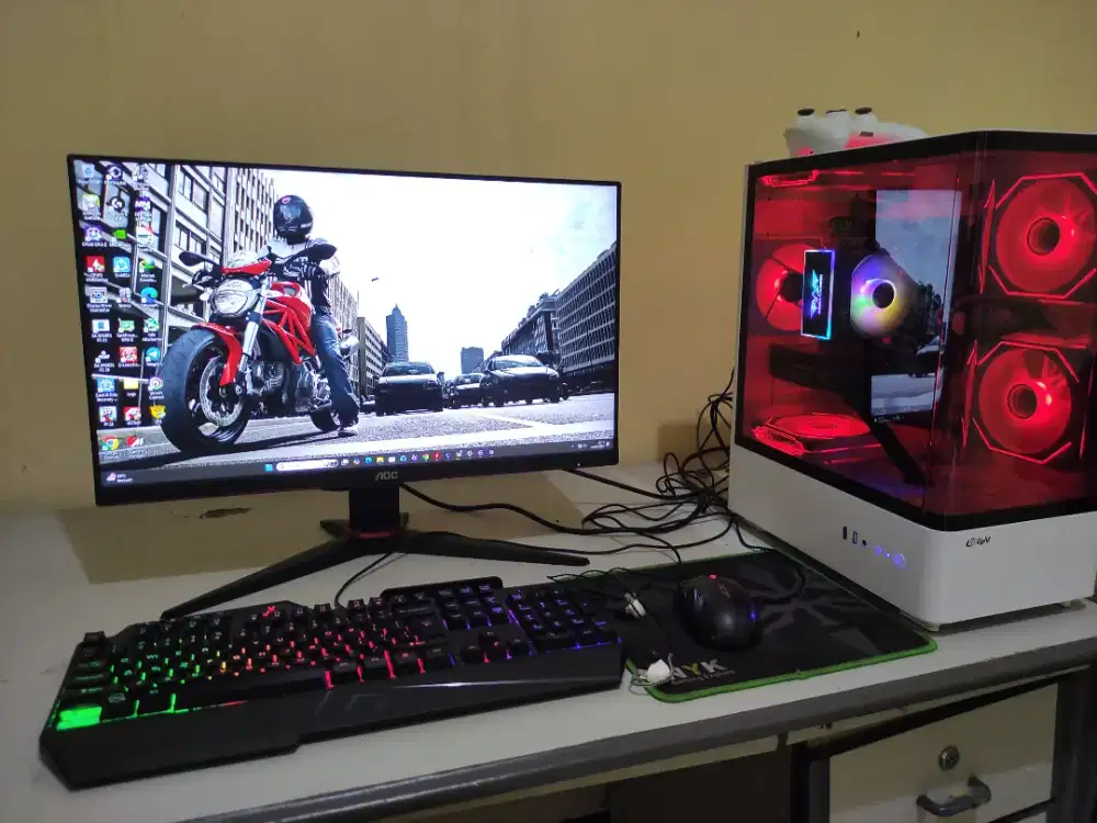PC GAMING SEPAKET (RTX 3060 TI, I3 12100F, NVME, RAM 16GB)