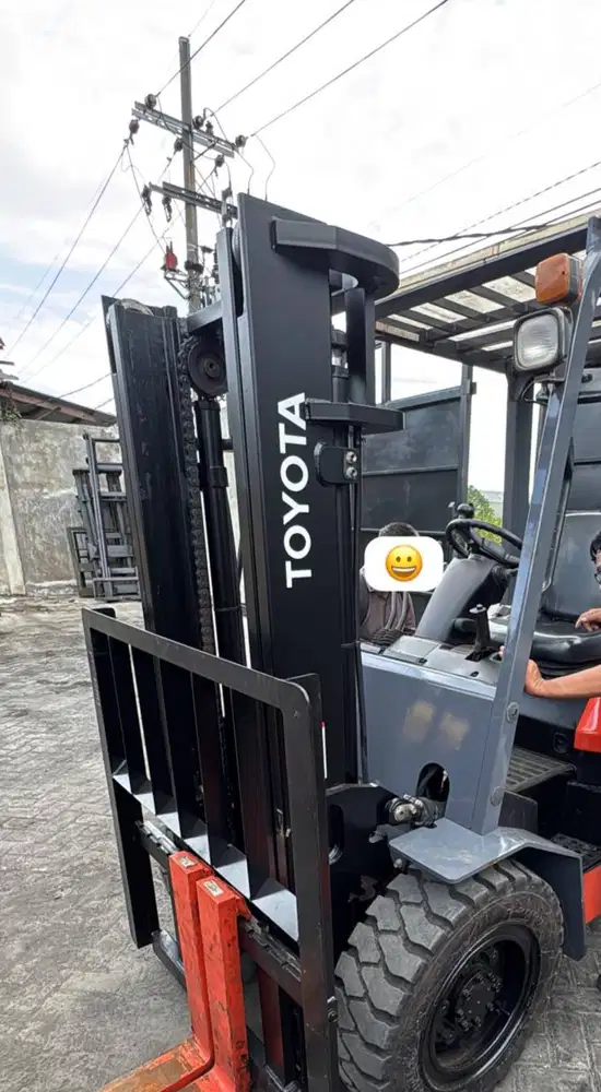 Toyota 3 Ton Mast STD 3 Meter Unit Normal Siap Kerja