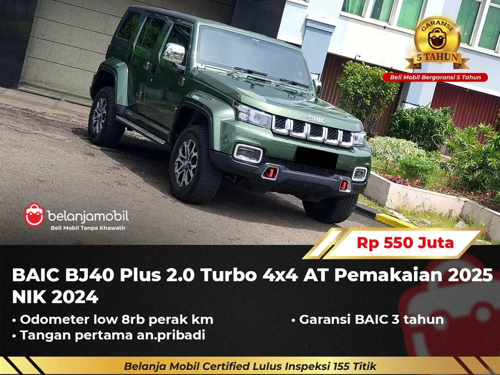 [ 4x4 ] BAIC BJ40 BJ 40 Plus 2.0 Turbo AWD Pemakaian 2025 NIK 2024
