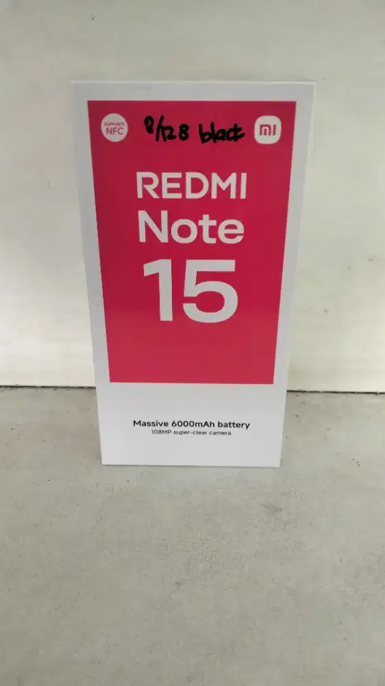 Xiaomi redmi note 15 (8/128) new spesial promo