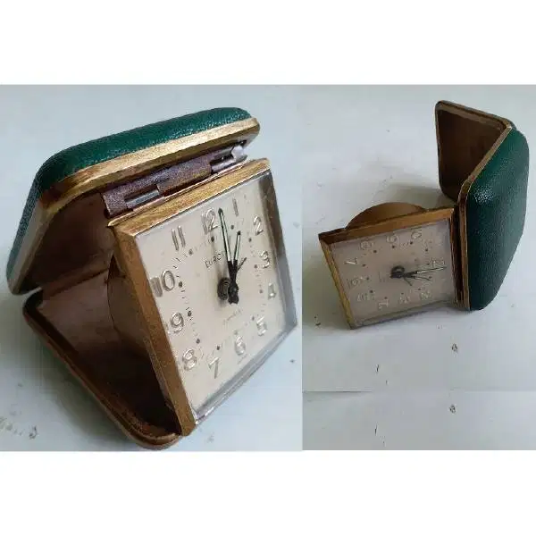 Vintage Jam saku wekker traveling tahun 50'an merk EUROPA   made in