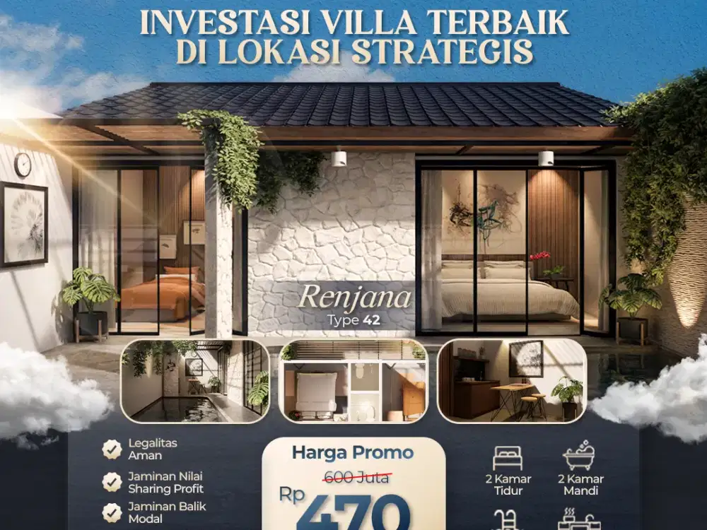 Investasi Private Living Villa di Belakang Jogja City Mall - Garansi Passive Income Stabil & Menjanjikan