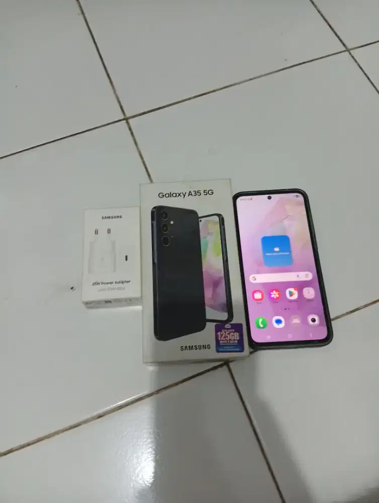 Samsung a35 ram 8/256 fullset mulus