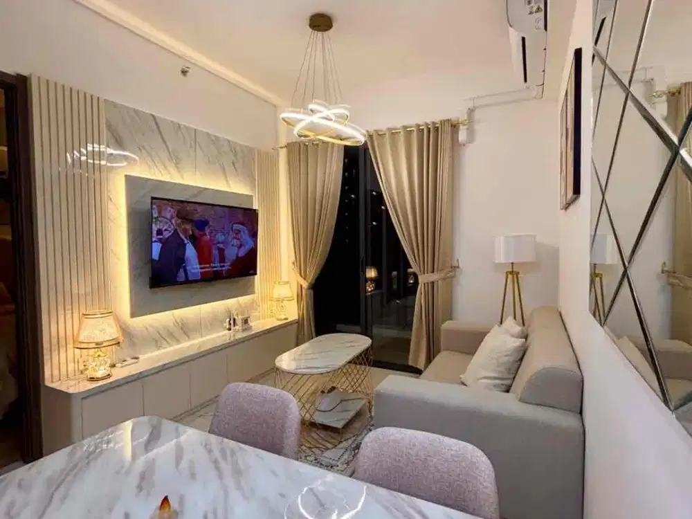 SEWA APARTEMEN PREMIUM 2BR SKYHOUSE MURAHH | AKSES AEON MALL