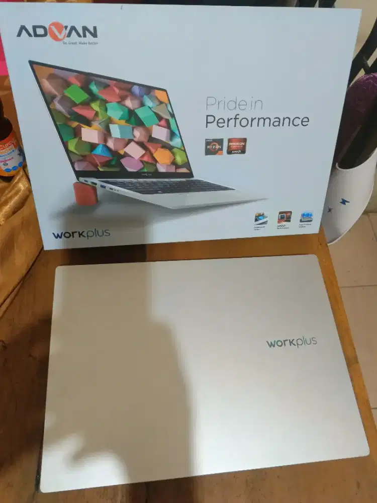 Laptop Advan Workplus Ryzen 5 6600H Lengkap