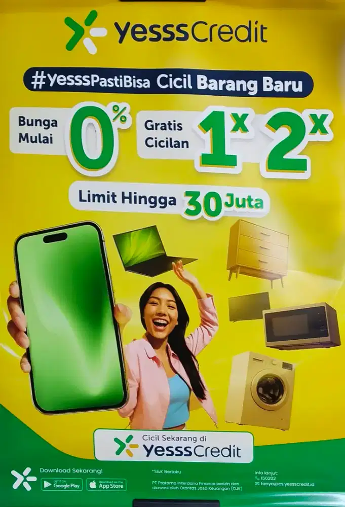 TERIMA HP BARU & CICILAN YESSS CREDIT