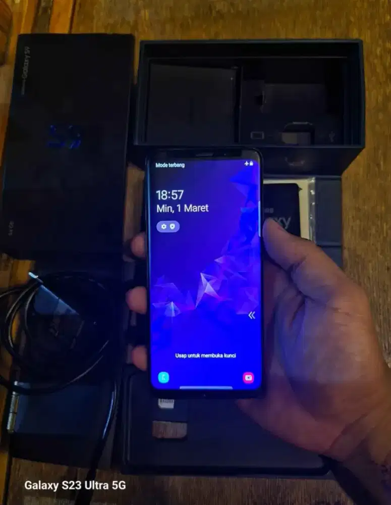 Samsung s9 6/64 fullset resmi sein