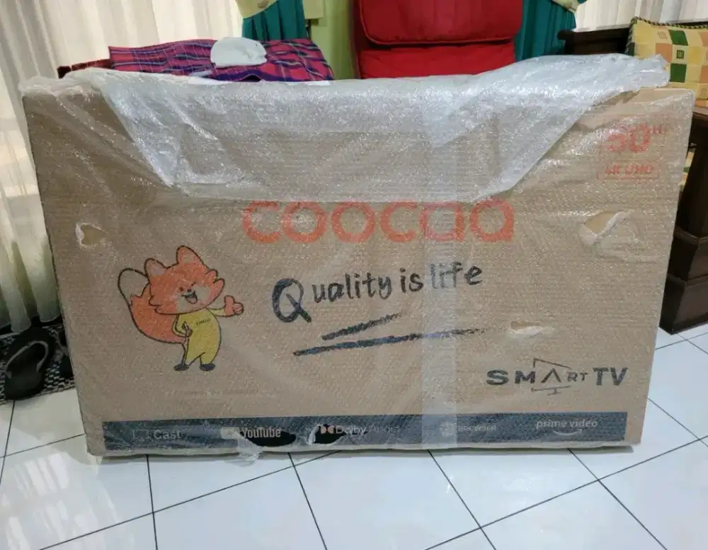 Smart TV COOCAA 50 4K UHD Baru Segel BNIB