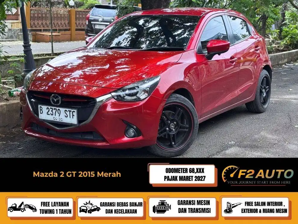 Mazda 2 GT 2015 Merah Premium