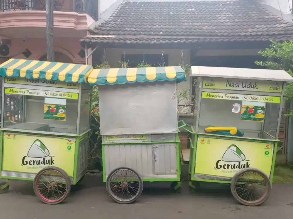 JUAL GEROBAK – BEKAS SIAP PAKAI (HARGA MURAH)
