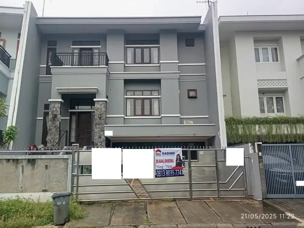 Ss.3387 - Murah !! Dijual/Disewakan !! Rumah Siap Huni Luas 202 di Jl. Pelangi Utama Gading Residence Hadap Selatan