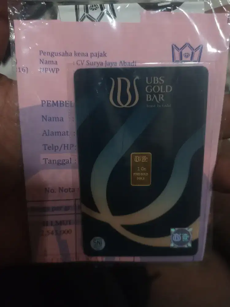 UBS GOLD 1 Gram