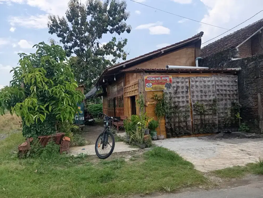 Rumah kayu jati estetik