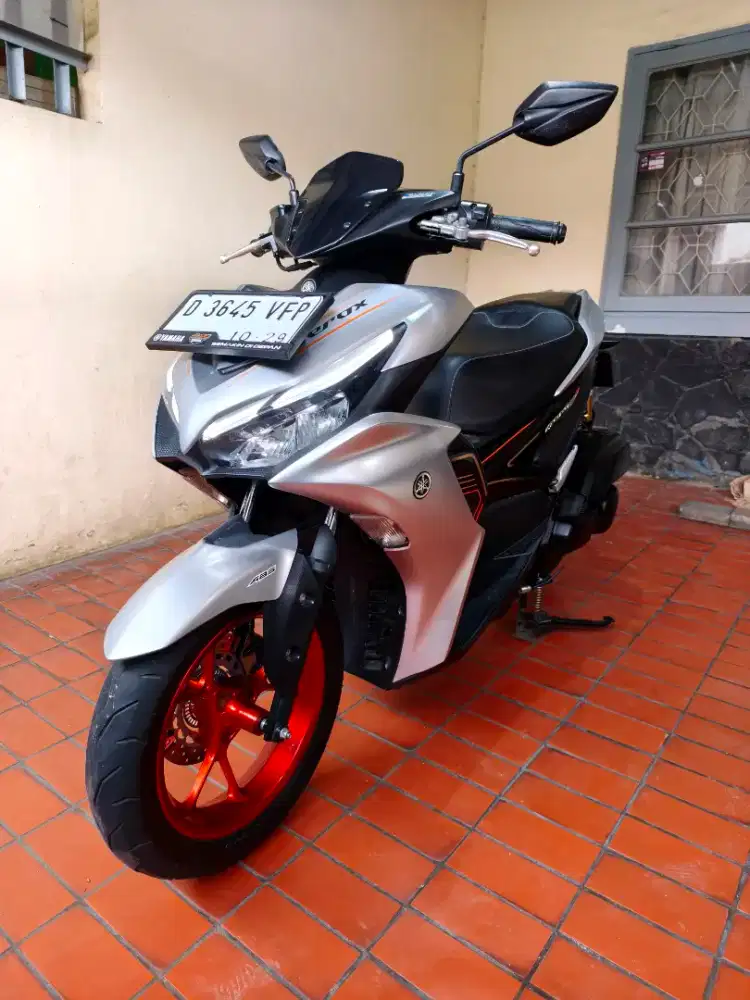 Yamaha Aerox S type ABS Silver Prestige 2024 Mulus