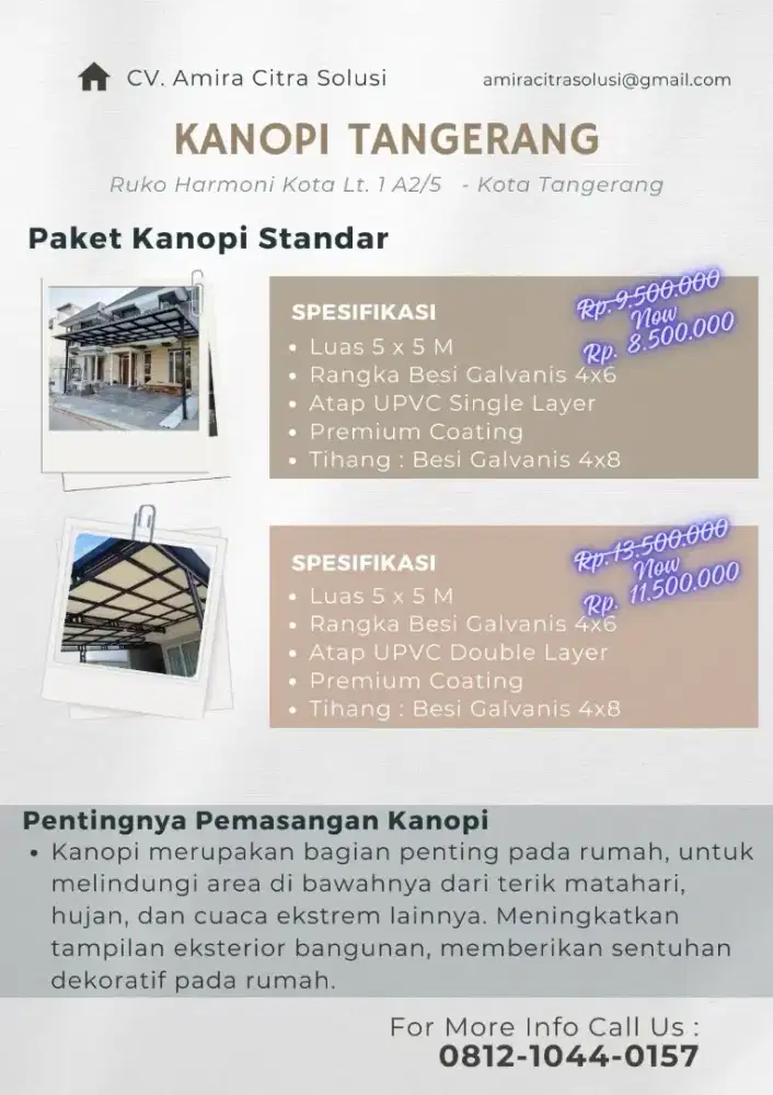 Kanopi Rumah Berkualitas