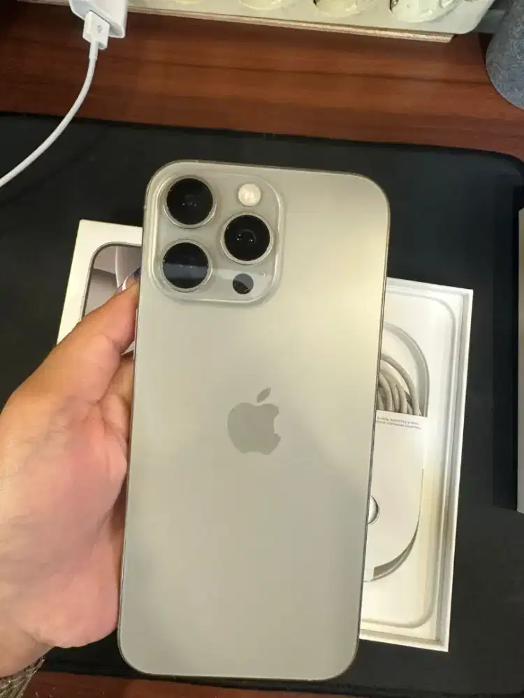 iPhone 16 Pro Max 512GB Natural T Garansi inter 28/06/26 bh 100% cukai