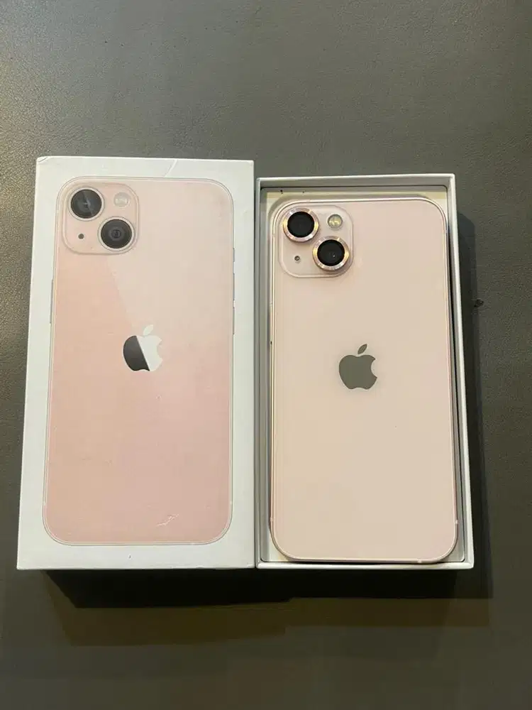 iphone 13 128gb warna pink fullset mulus