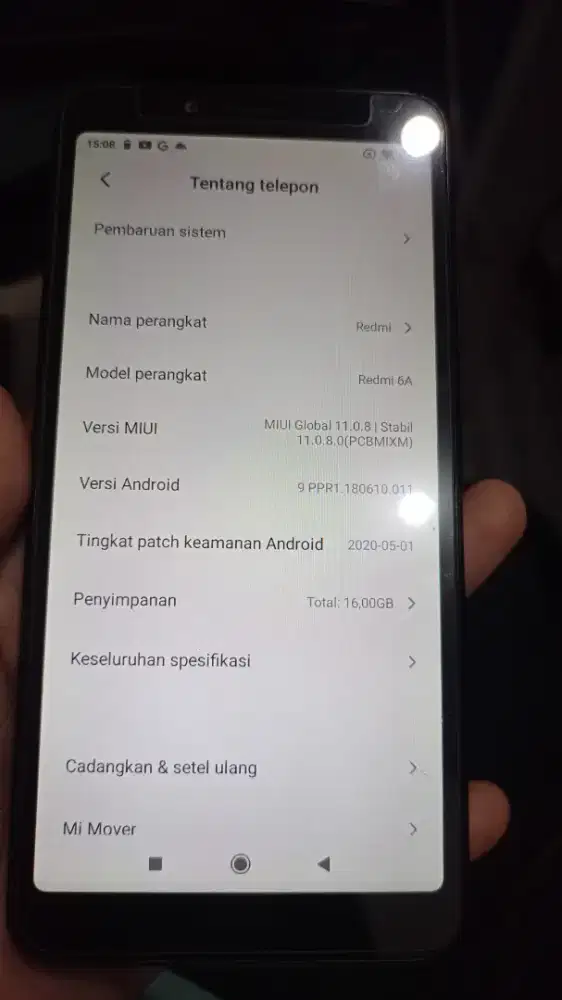 Redmi 6A lengkap terawa