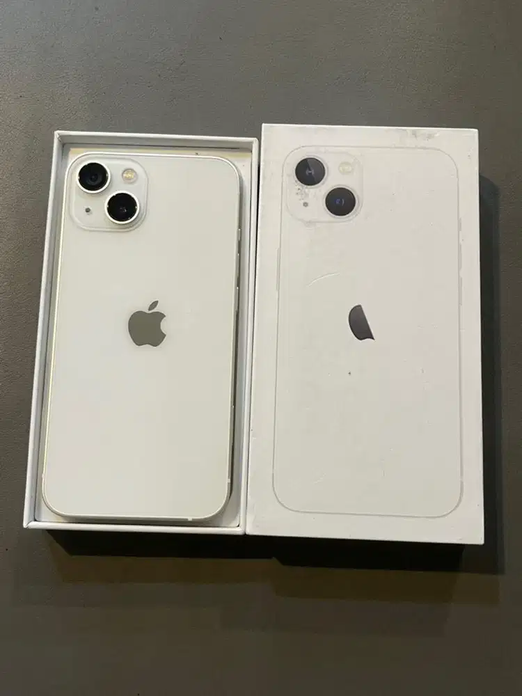 iphone 13 256gb warna starlight fullset mulus