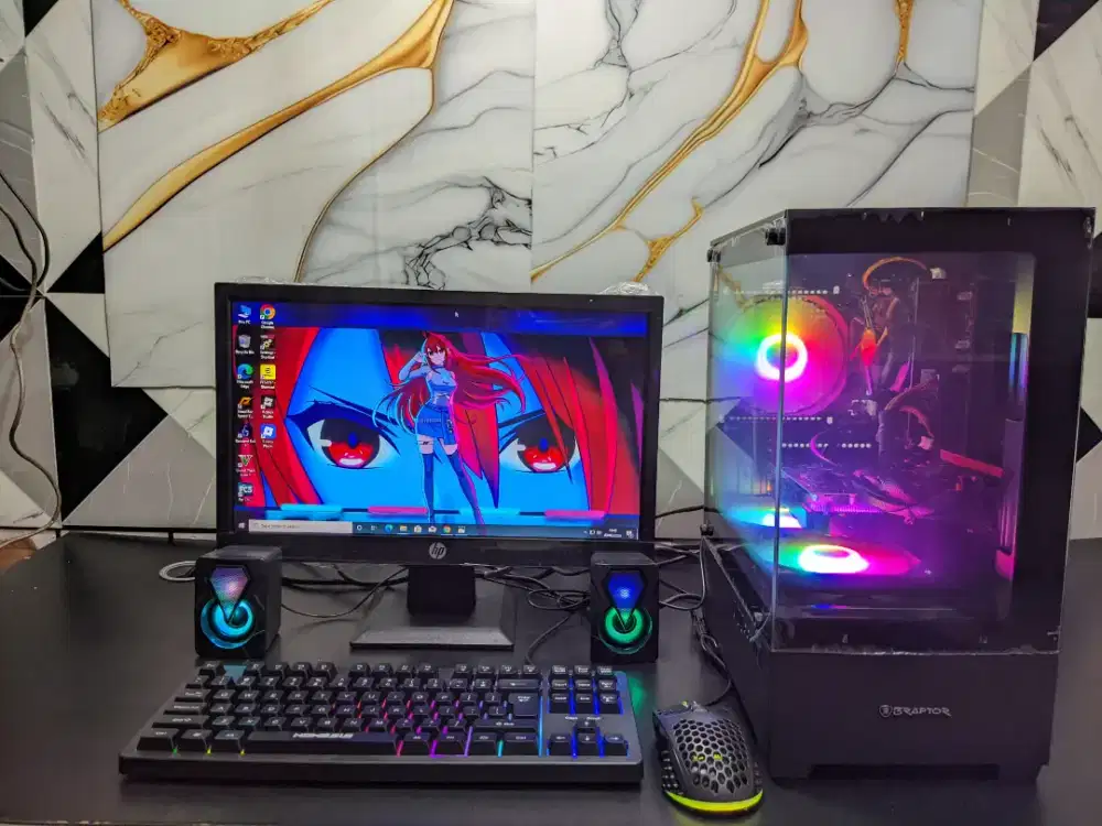 PC GAMING EDITING FULLSET CORE I7 RAM 16 GB AMD RADEON HD 6570