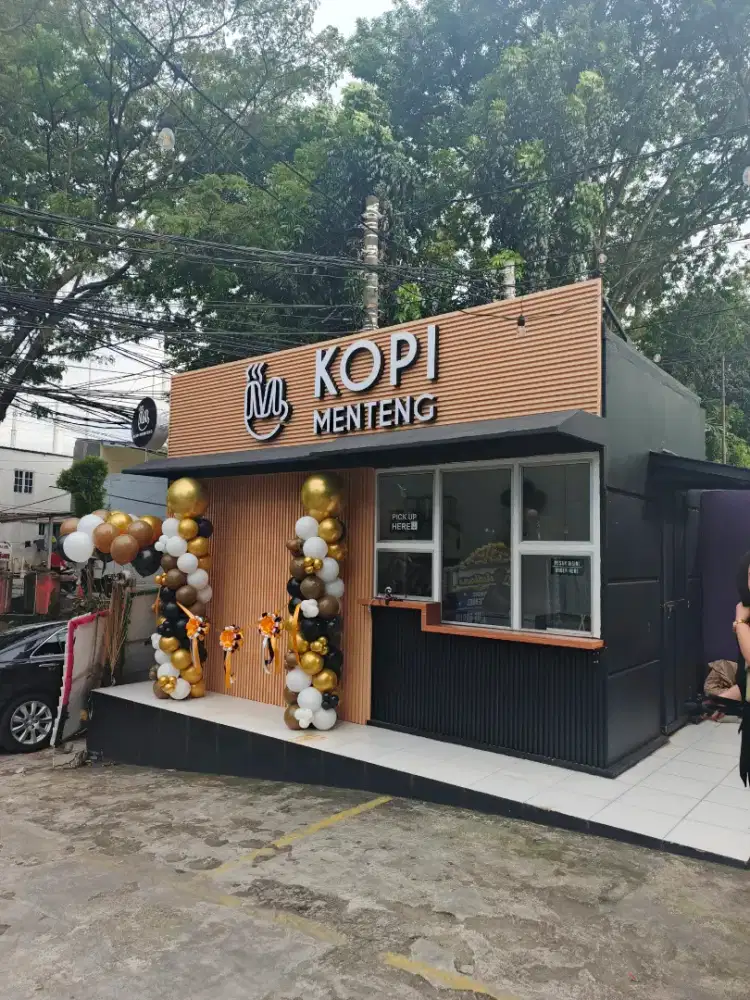 Franchise Kopi Menteng Kontainer