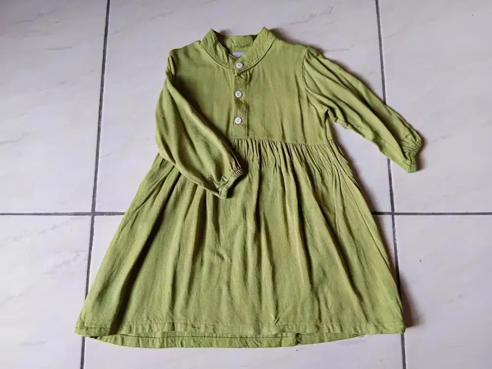 Tunik Anak Hijau Daun