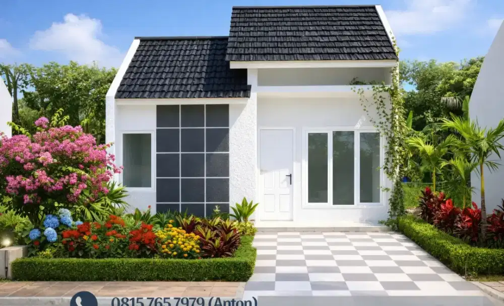 Rumah stok dekat uptown mall bsb unika kapling siap bangun murah