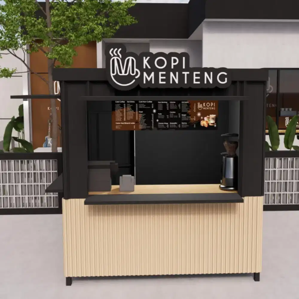 Franchise Kopi Menteng Booth Kontainer