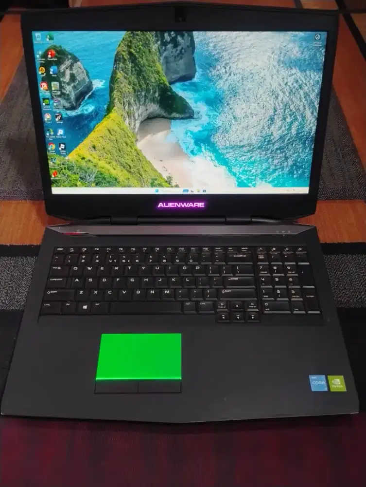 LAPTOP ALIENWARE 17 FHD RANGER i7 MX SSD VGA NVIDIA GTX OC UNLOCKED