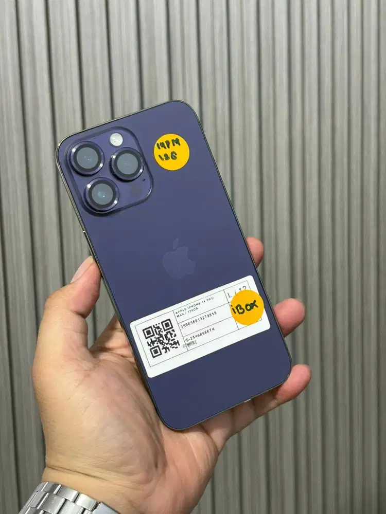 iPhone 14 Promax 128GB Deep Purple Garansi Resmi