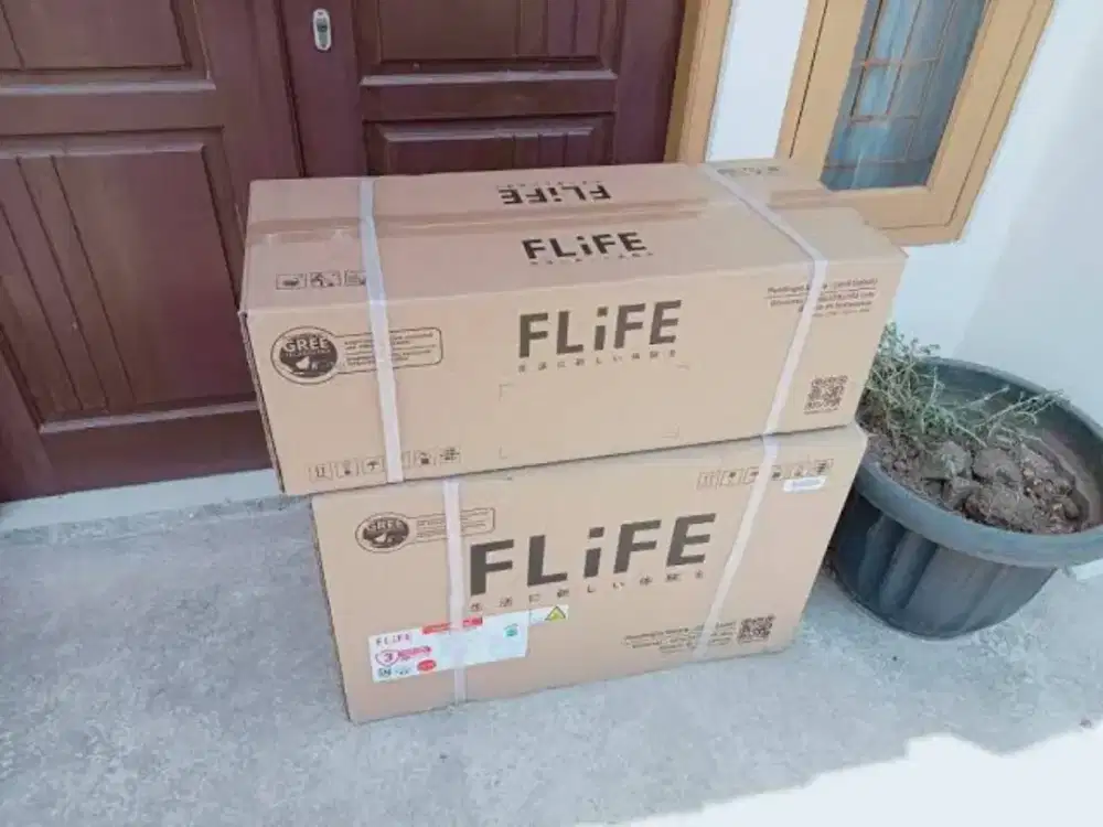 AC flife 1/2pk freon r32 garansi 10 thn