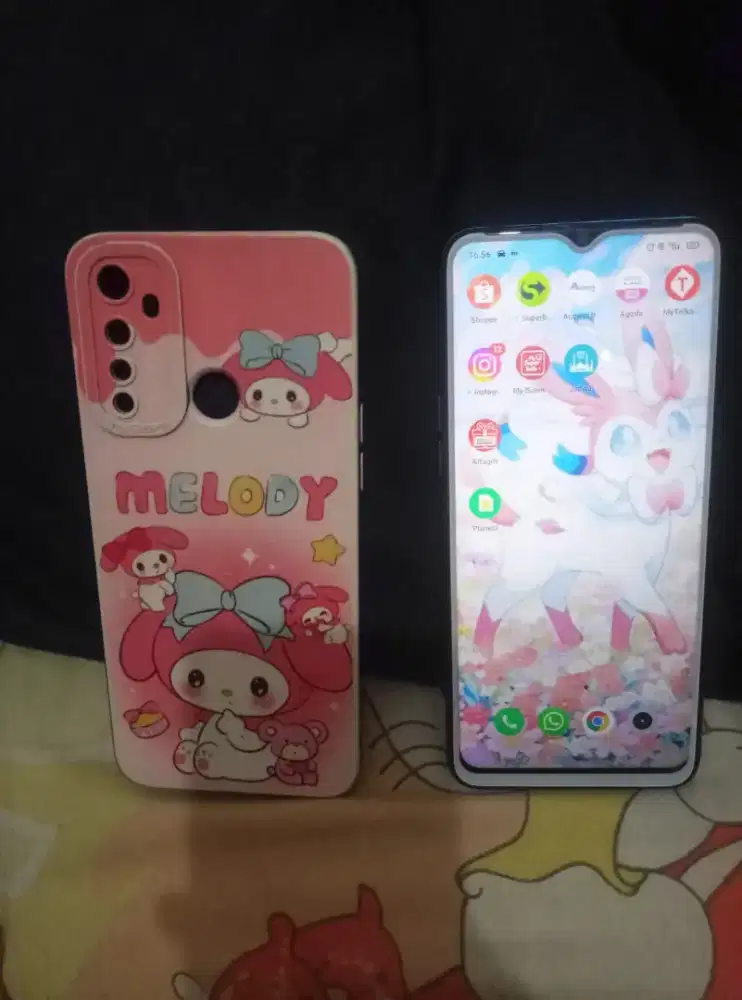 Realme 5 ram 4/128 normal hp charger