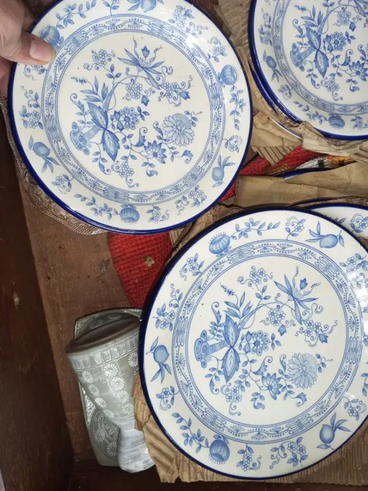 Antik piring jepang 13pc dim 30cm dan 20cm ambil semua Rp.500rb