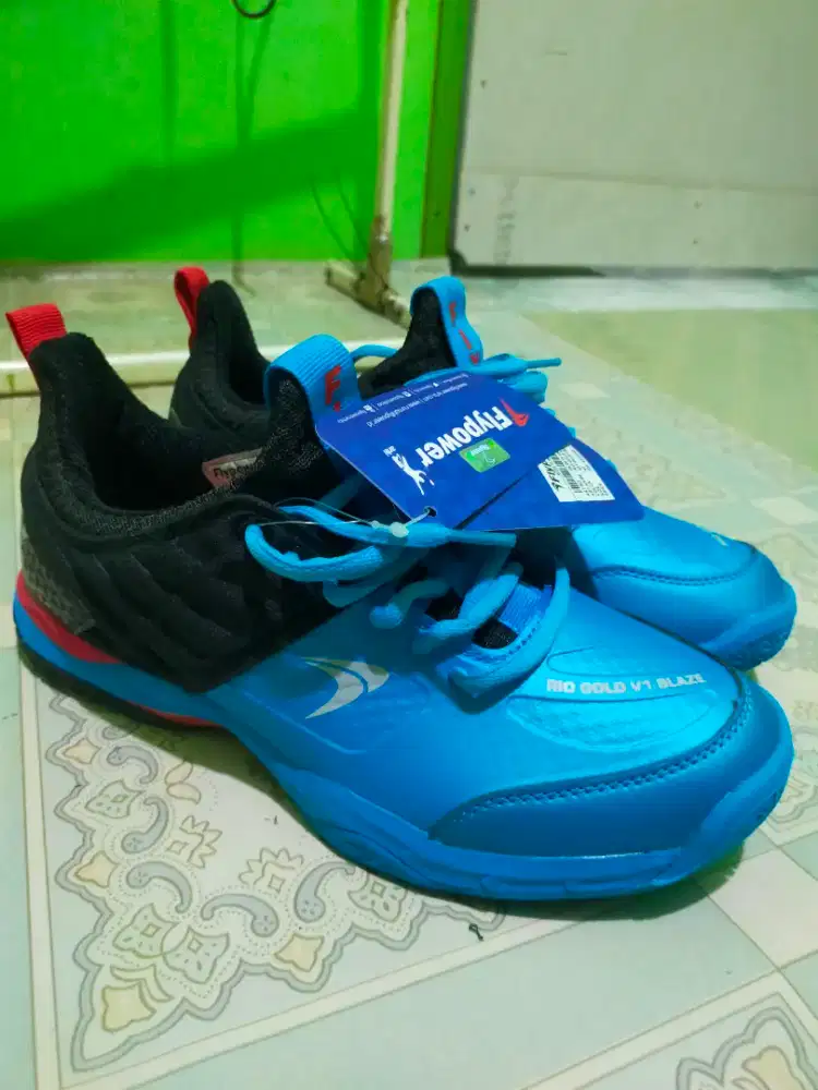 Flypower Rio Gold V1 Blaze Sepatu Badminton Tontowi Ahmad Series