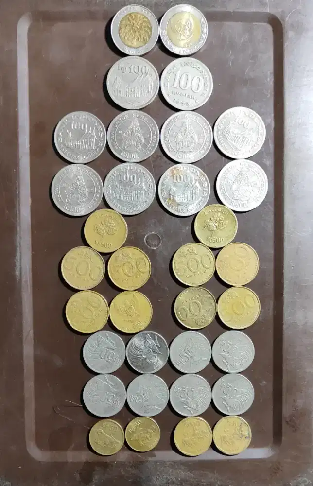 1 set koin kuno 34 keping/set