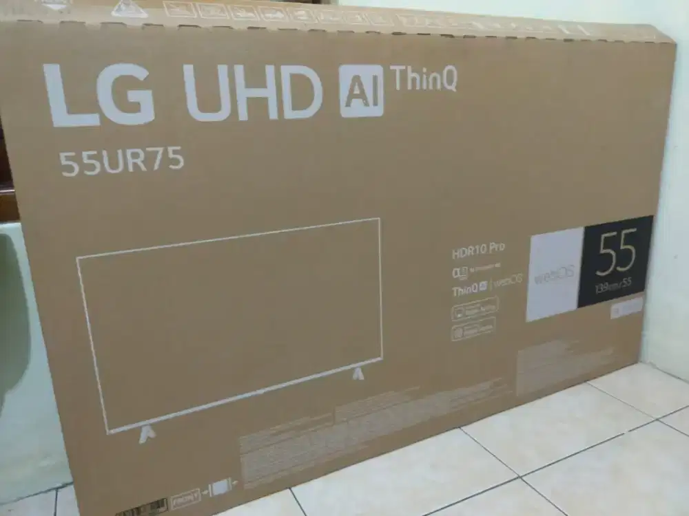 New LG 55inc smart tv digital ultra hd 4K bisa tukar tambah