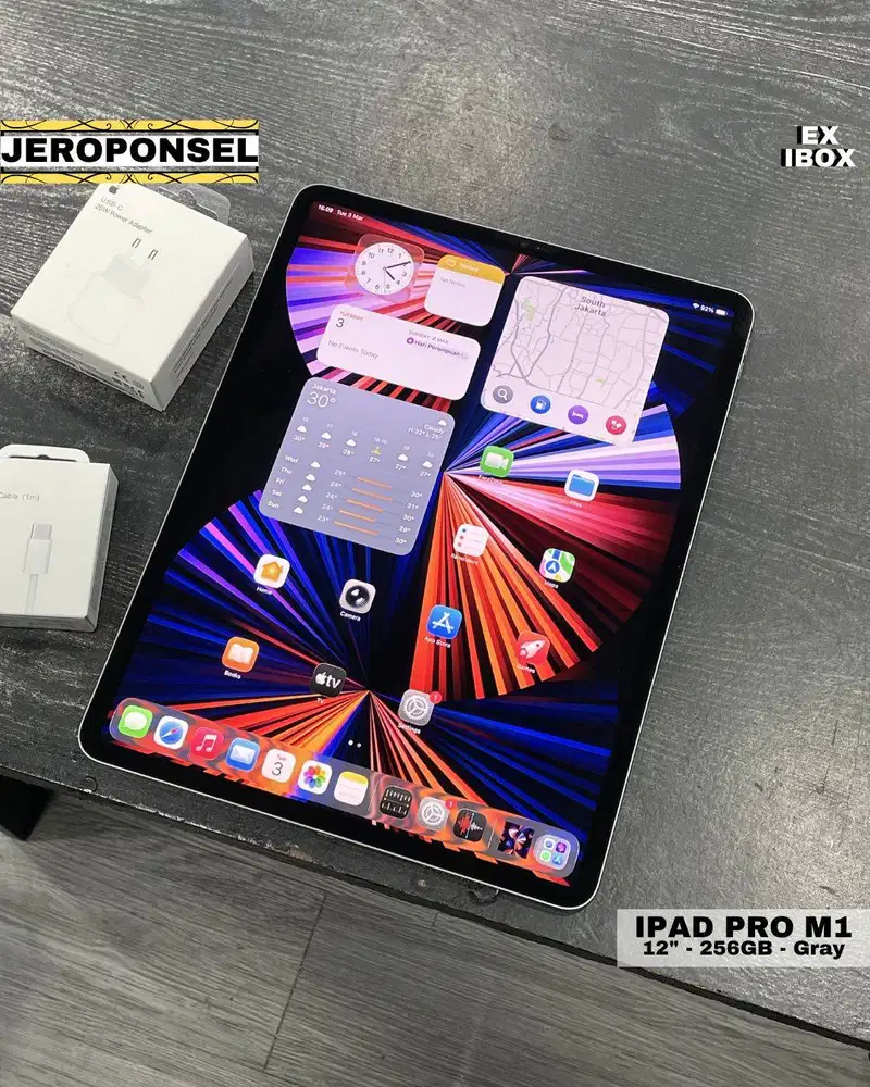 IPAD PRO M1 12” 256GB GRAY EX IBOX ORIGINAL LIKE A NEW