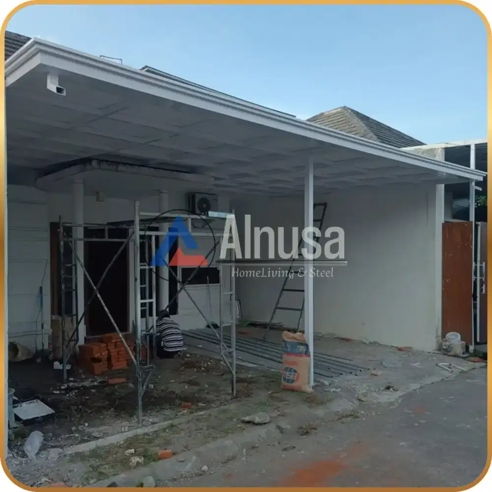 Kanopi Kordoba, Kanopi Minimalis, Kanopi Rumah, Kanopi Besi Hollow