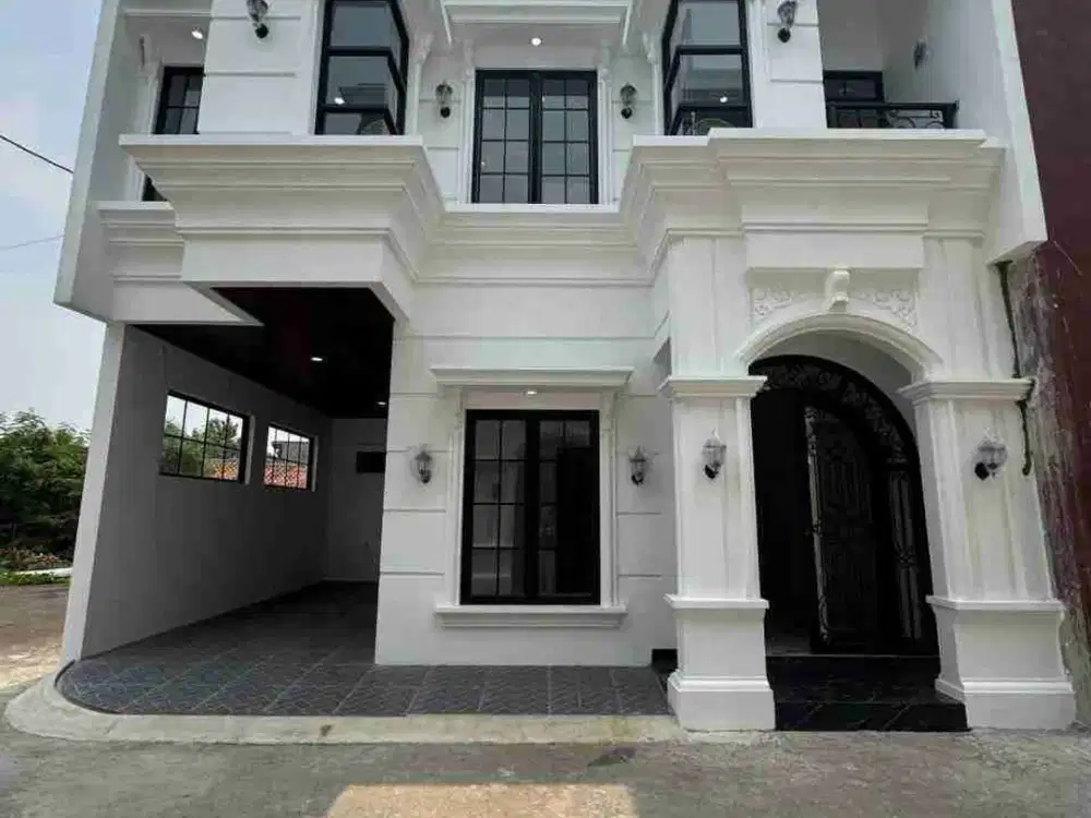 Rumah Klasik Siap Huni Dalam Townhouse di Tanah Baru Beji Depok