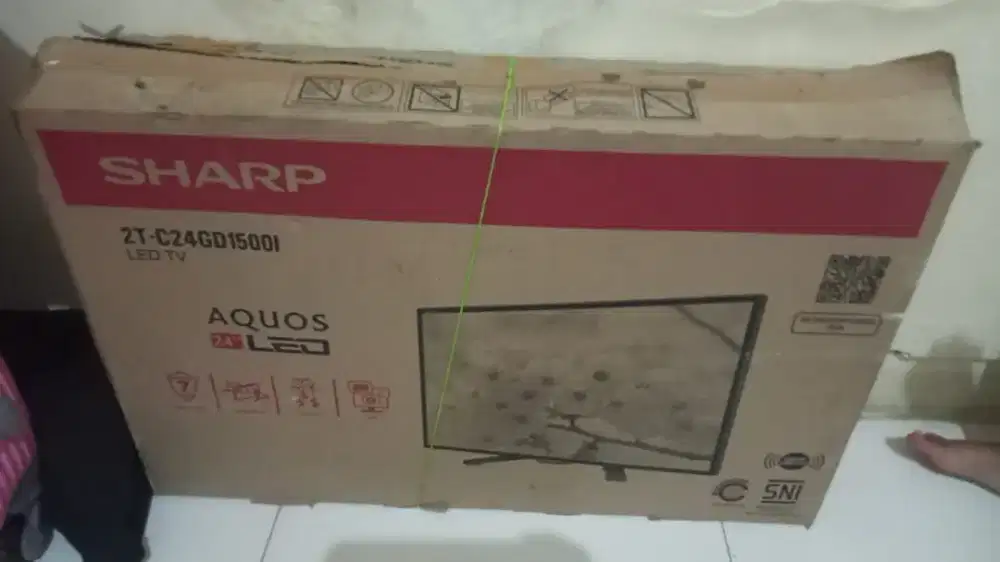 Tv Sharp bekas 34inc