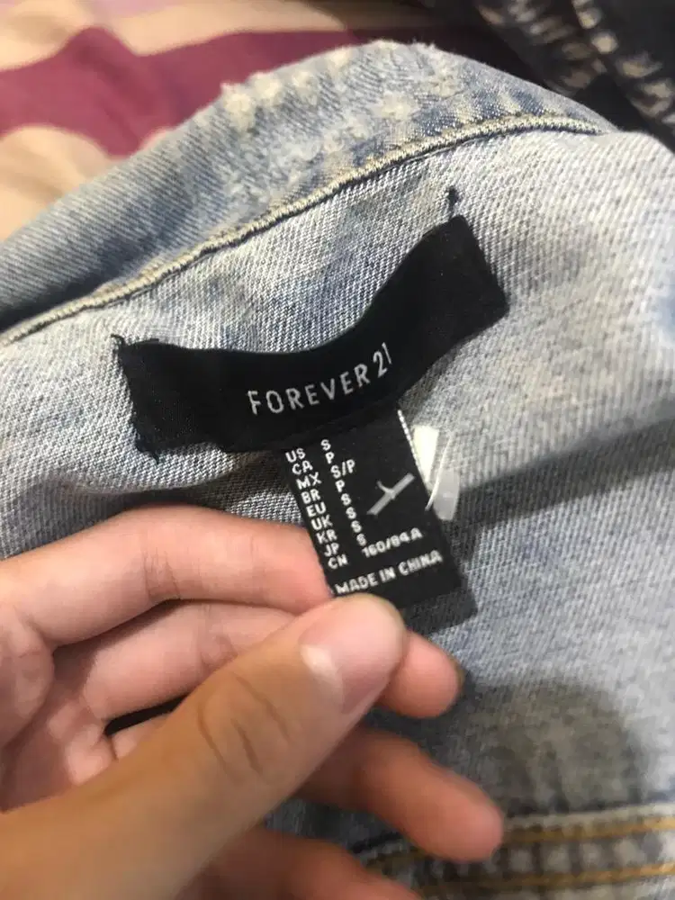Jaket jeans forever 21 seccond